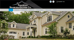 Desktop Screenshot of northeastseamlessgutters.com